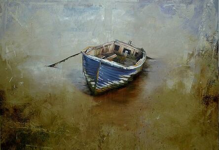 Yoel Diaz Galvez, ‘Boat in Blue’, 2021