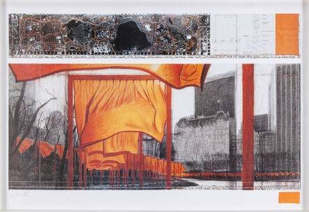 Christo, ‘The Gates Project for Central Park, New York (18370)’, 2004
