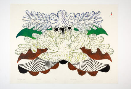 Kenojuak Ashevak, ‘Owl of the Sea’, 1977