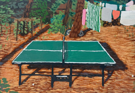 Jean Jullien, ‘La table de ping pong à la Grière’, 2021