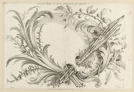 Alexis Peyrotte, ‘Seconde Partie De Divers Ornements par Peyrotte’, 1740