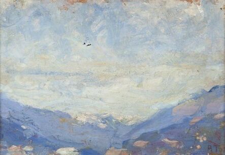 Arturo Tosi, ‘Montagne in azzurro’, late 1910s