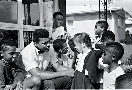 Steve Schapiro, ‘Muhammad Ali and Yolanda “Lonnie” Williams, Louisivill, KY’, 1963