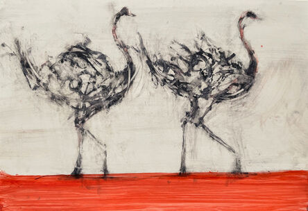Alicia Rothman, ‘2 Ostriches’, 2021