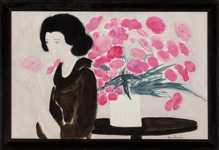 Andre Brasilier, ‘Le bouquet rose 玫瑰’, 1977