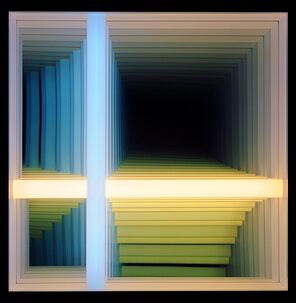 Chul-Hyun Ahn, ‘Forked Series #41 (Blue & White)’, 2019