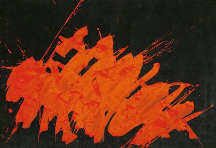 Markus Prachensky, ‘"Rouge sur Noir"’, 1958