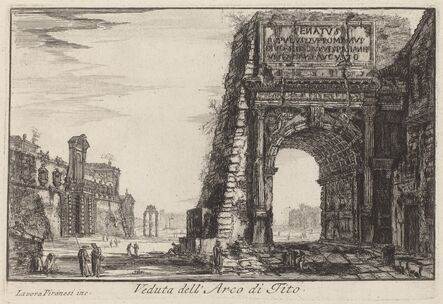 Laura Piranesi after Giovanni Battista Piranesi, ‘The Arch of Titus’