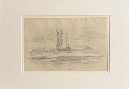 Lyonel Feininger, ‘Sailing ketch, on the baltic coast’, n/a