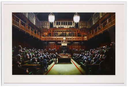 Banksy, ‘Monkey Parliament’, 2009