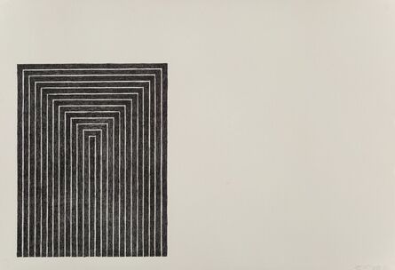 Frank Stella, ‘Clinton Plaza, from Black Series I’, 1967