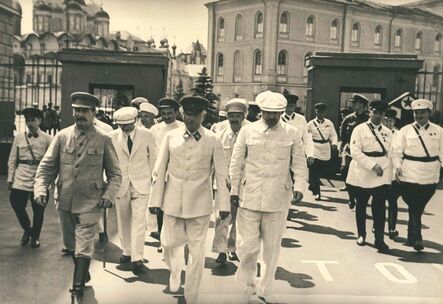 Yakov Khalip, ‘Party and Government leaders go to Red Square on 1st May, Moscow’, 1936