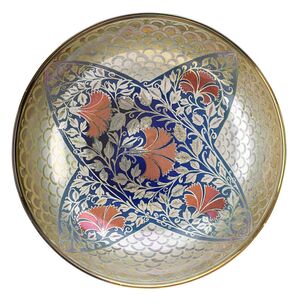 William S. Mycock, ‘Royal Lancastrian bowl with Isnik decoration’, 1922