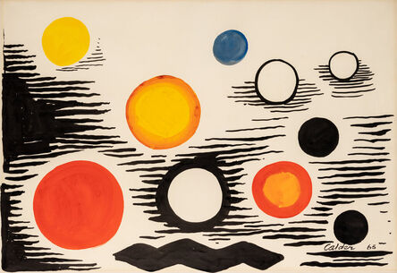 Alexander Calder, ‘Stars Over Mountains’, 1965