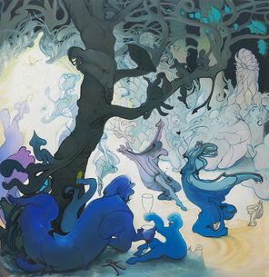 Inka Essenhigh, ‘Fairy Procession’, 2016