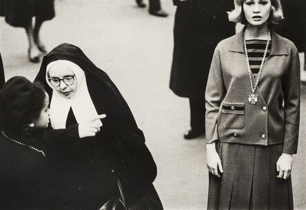 Norman Parkinson, ‘Celia Hammond Fashion and Nun’, 1963