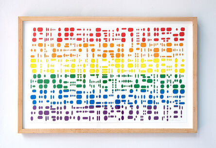 Matt Magee, ‘Rainbow Fragment Flag’, 2021