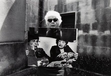 Will McBride, ‘Lisette Modell in Arles, France, Holding One of Her Early Photographs’, circa 1978