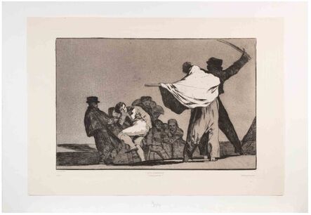 Francisco de Goya, ‘Que Guerrero!’, 1815/1877