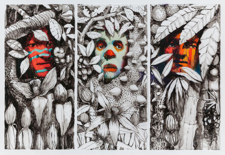 Frank Hyder, ‘Leafman Series Triptych’, 2013