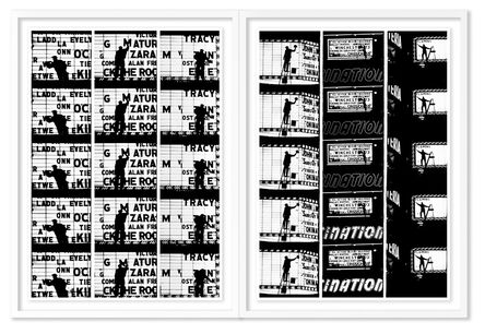 William Klein, ‘Film Strips from Broadway by Light #1 & #2’, 1958