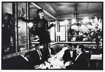 Arthur Elgort, ‘Kate Moss, Cafe Lipp, Paris, VOGUE Italia’, 1993