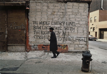 Edo Bertoglio, ‘From the “Basquiat” series - Livery Line 1981’, 1981