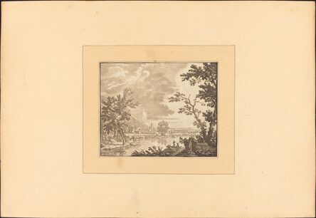 Katharina Prestel after Jan van Huysum, ‘Landscape’, published 1782