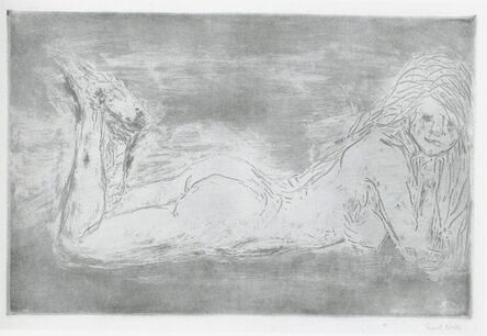 Emil Nolde, ‘Akt mit wippenden Beinen ’, 1908