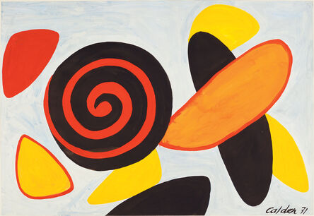 Alexander Calder, ‘Red and Black Spiral’, 1971