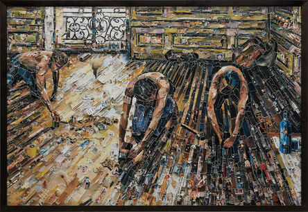 Vik Muniz, ‘Floor Scrapers, after Gustave Caillebotte from Pictures of Magazines 2’, 2011