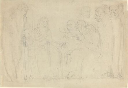 William Blake (1757-1827), ‘Saint Augustine Converting King Ethelbert of Kent’, probably c. 1793