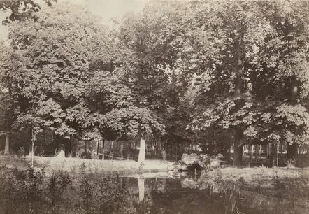 Charles Marville, ‘Pont de Rochers, Bois de Boulogne’, 1858/1858