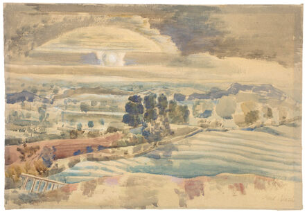 Paul Nash, ‘Sunrise over Valley’, 1943