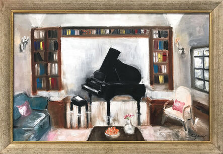 Cindy Shaoul, ‘Books and Tunes’, 2021