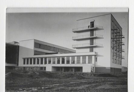Unknown Artist, ‘Berliner Photothek: “Blick auf Gropius-Bauhaus Bauten, Dessau” (Views of the Gropius-Bauhaus Building, Dessau)’, ca. 1926