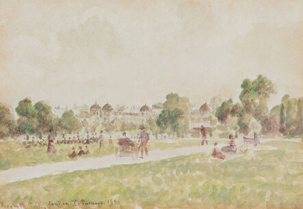 Camille Pissarro, ‘Regent's Park, London’, 1890