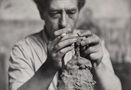 Alexander Liberman, ‘The Artist in His Studio and Alberto Giacometti’