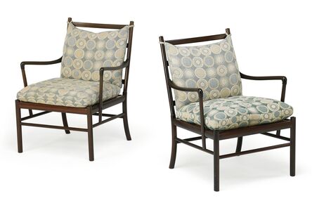 Ole Wanscher, ‘Pair of Colonial lounge chairs’, 1949