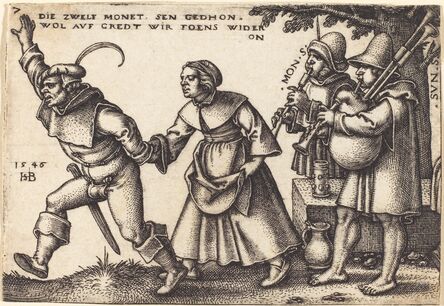 Sebald Beham, ‘The Year's End’, 1546
