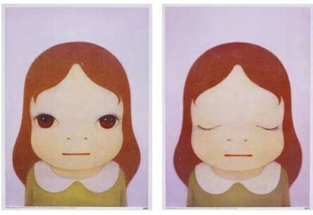 Yoshitomo Nara, ‘Cosmic Girl, Eyes Open and Close’, 2008