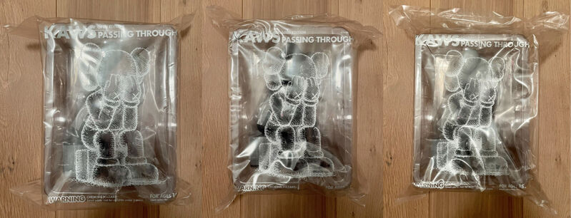 KAWS, ‘Passing Through (Set of Three)’, 2018, Ephemera or Merchandise, Painted cast vinyl, Artsy x Forum Auctions