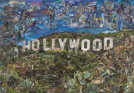 Vik Muniz, ‘Hollywood (Postcards from Nowhere)’, 2014