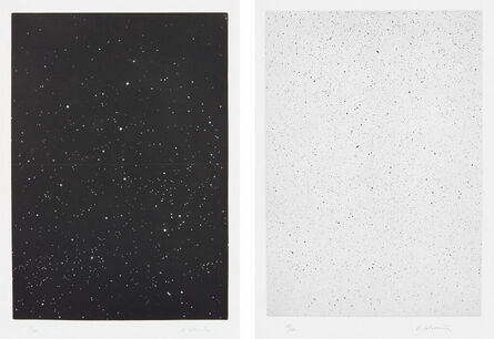 Vija Celmins, ‘Divided Night Sky; and Reverse Galaxy’, 2010