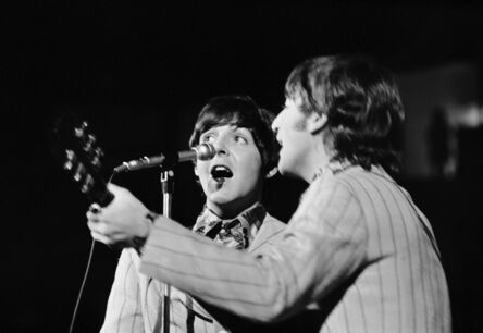 Harry Benson, ‘Paul McCartney and John Lennon on Stage, Maryland ’, 1966