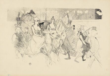 Henri de Toulouse-Lautrec, ‘Une redoute au Moulin Rouge (A Gala Evening at the Moulin Rouge)’, 1893