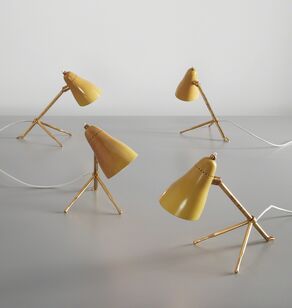 Giuseppe Ostuni, ‘Set of four adjustable table lamps’, 1950s