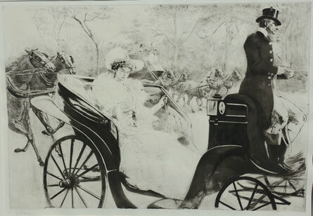Edgar Chahine, ‘La Promenade’, 1902