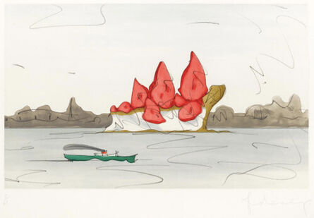 Claes Oldenburg, ‘Slicing Strawberry Shortcake’, 1992