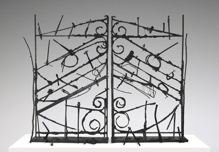 Jim Dine, ‘Crommelynck Gate With Tools’, 1983